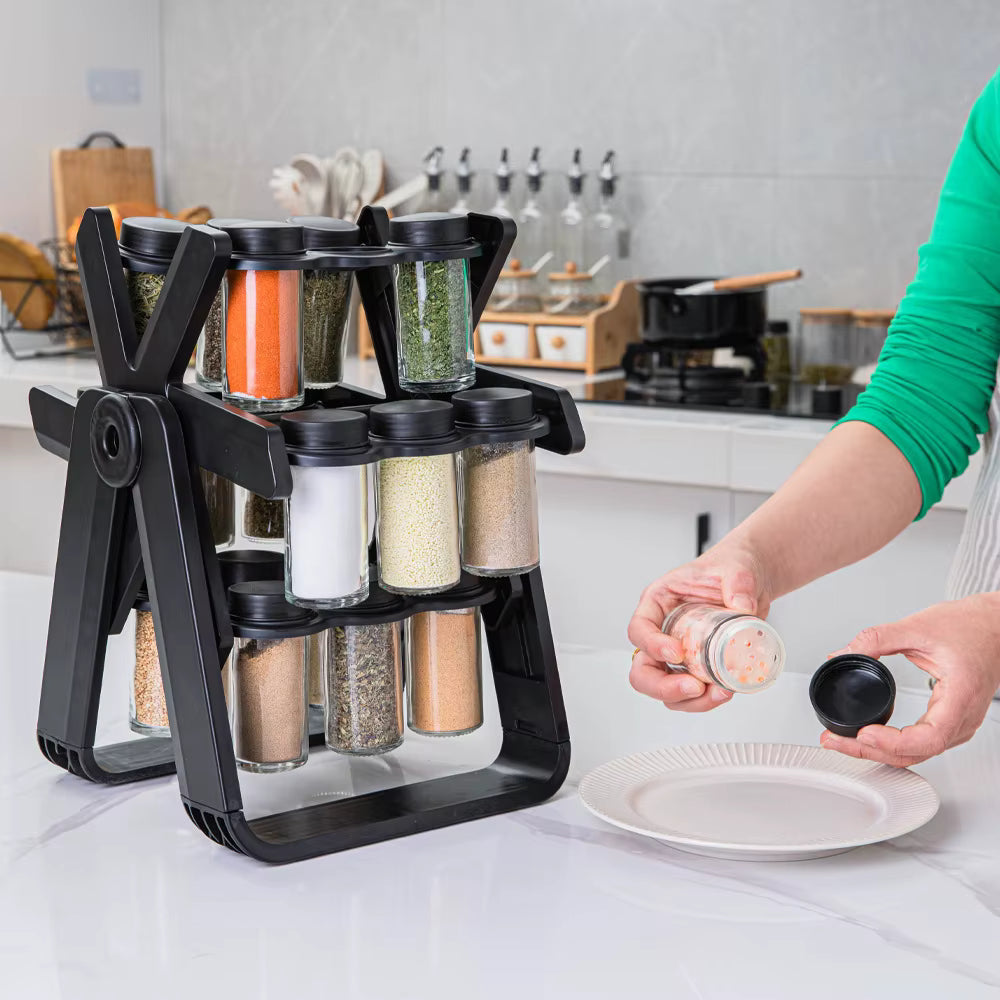 ORGANIZADOR DE CONDIMENTOS Y ALIÑOS GIRATORIO 360°