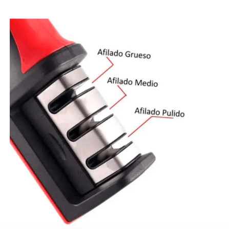 AFILADOR DE CUCHILO MANUAL  3 EN 1
